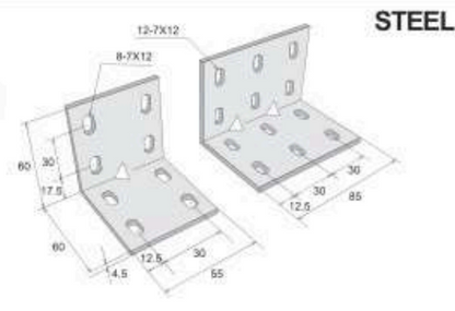 Right Angle Brackets Steel